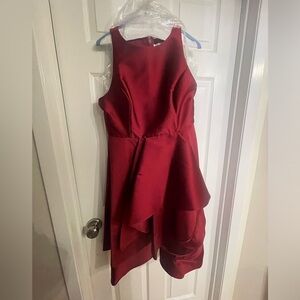 Red/Burgundy Halston Dress
